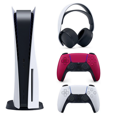کنسول بازی سونی مدل PlayStation 5 ظرفیت 825 گیگابایت ریجن 1200 آسیا به همراه دسته اضافی و هدست