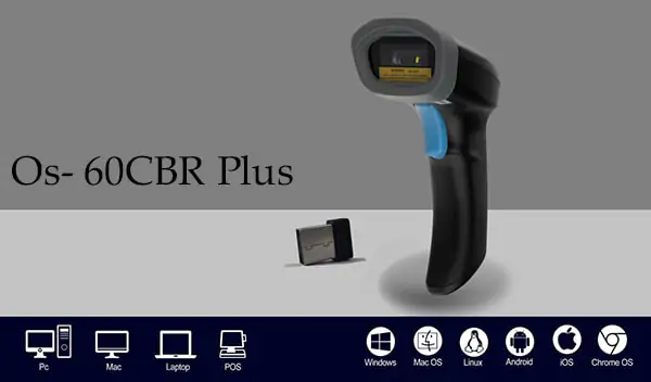 بارکدخوان دوبعدی بی سيم اسکار مدل 60CBR PLUS