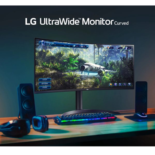 مانیتور مخصوص بازی ال جی مدل 34WP65C-B سایز 34 اینچ