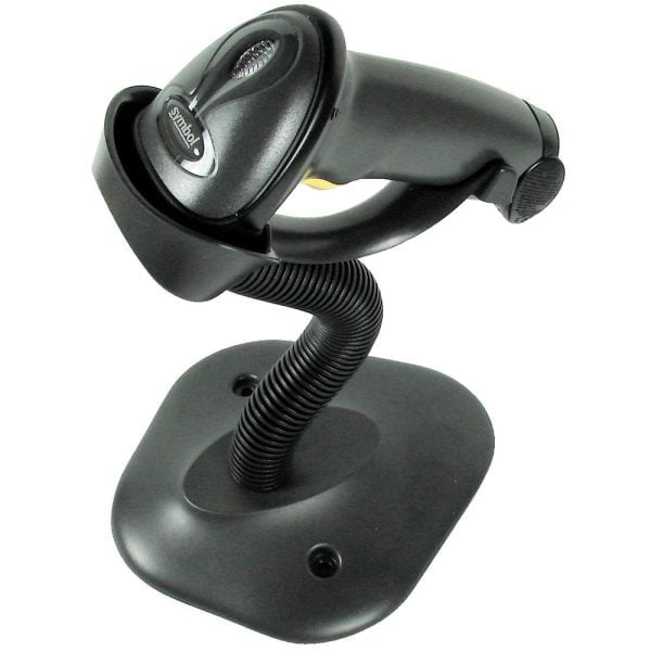بارکدخوان تک بعدی باسیم همراه پایه نگهدارنده  Zebra Symbol LS2208