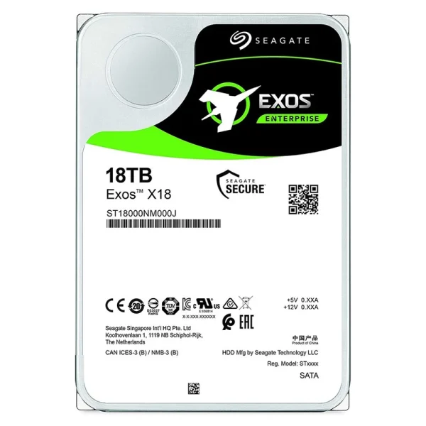 هارد دیسک اینترنال سیگیت مدل EXOS X18 ST18000NM000J ظرفیت 18 ترابایت - تصویر 2