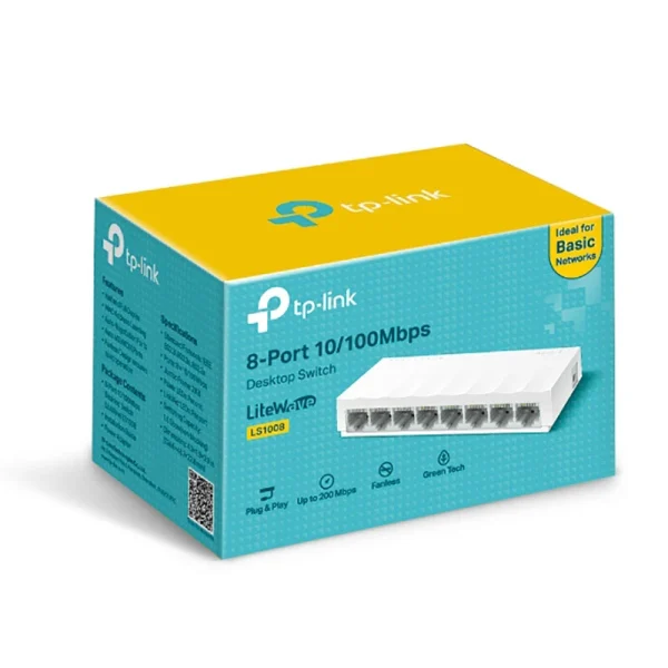 سوییچ 8 پورت مگابیتی و دسکتاپ تی پی-لینک مدل LS1008 - تصویر 2