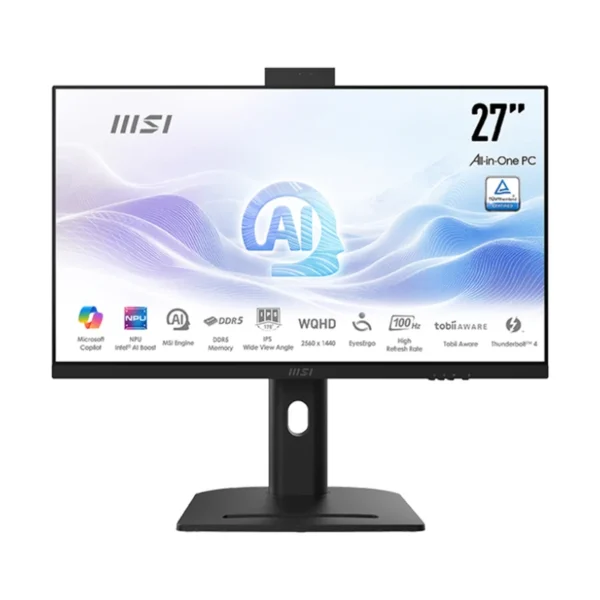 کامپیوتر همه کاره 27 اینچ ام اس آی مدل Modern AM273QP AI 1UM-Ultra 7 155H-16GB DDR5-1TB SSD-IPS - تصویر 7