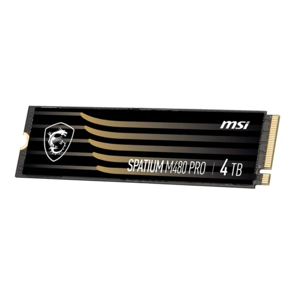 اس اس دی اینترنال ام اس آی مدل SPATIUM M480 PRO PCIe 4.0 NVMe M.2 ظرفیت 4 ترابایت - تصویر 2