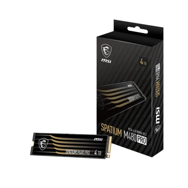 اس اس دی اینترنال ام اس آی مدل SPATIUM M480 PRO PCIe 4.0 NVMe M.2 ظرفیت 4 ترابایت - تصویر 5