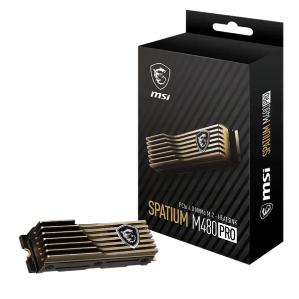 اس اس دی اینترنال ام اس آی مدل SPATIUM M480 PRO PCIe 4.0 NVMe M.2 HS ظرفیت 2 ترابایت - تصویر 3