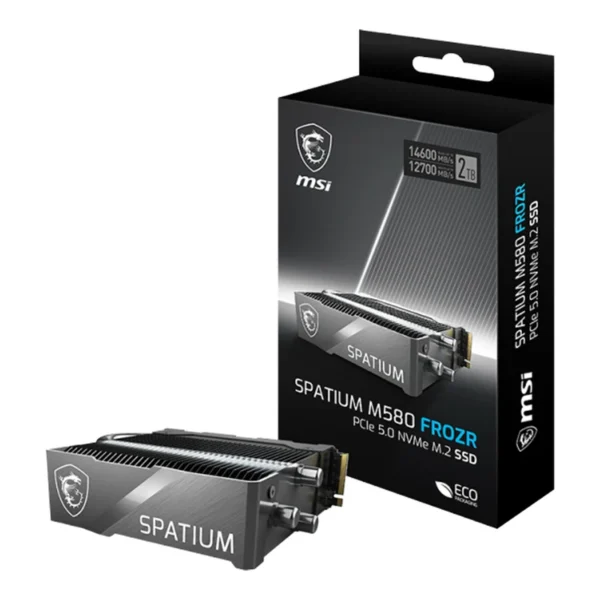 اس اس دی اینترنال ام اس آی مدل SPATIUM M580 PCIe 5.0 NVMe M.2 FROZR - تصویر 3