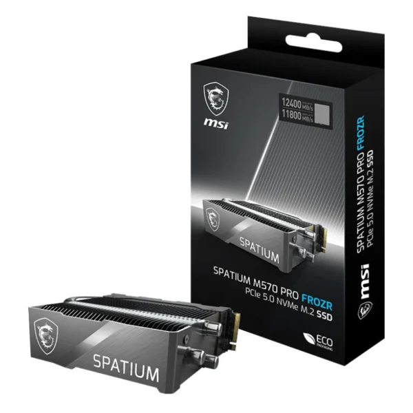 اس اس دی اینترنال ام اس آی مدل SPATIUM M570 PRO PCIe 5.0 NVMe M.2 FROZR ظرفیت 2 ترابایت - تصویر 3